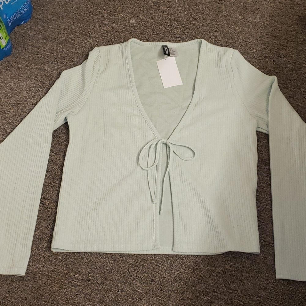 H&M Light Green Top